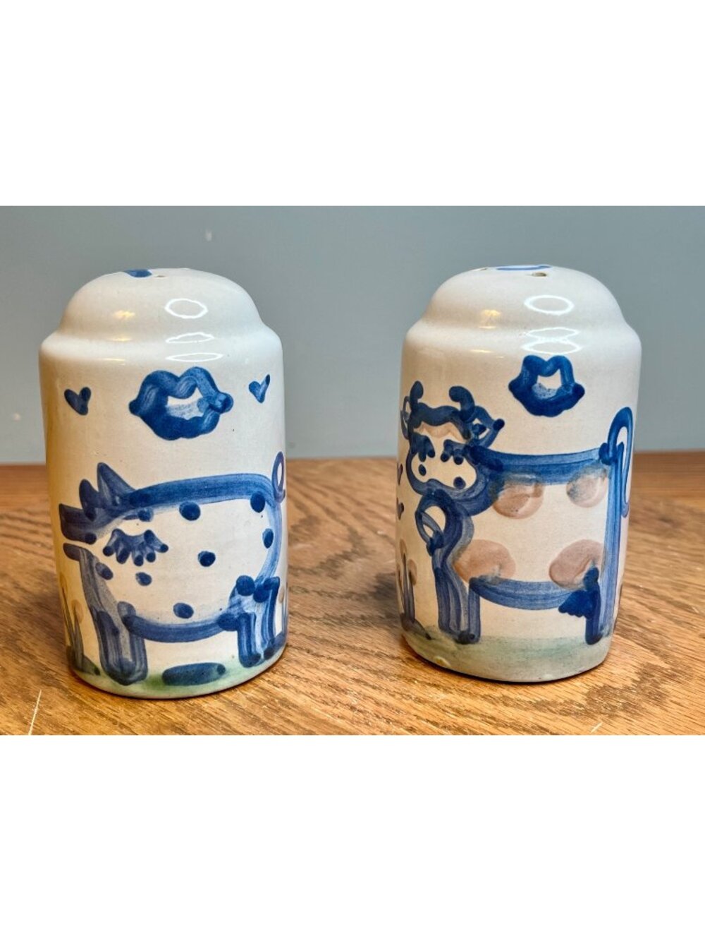Beautiful Oversized Vintage Handmade Studio Art Pottery M A Hadley Pottery Cow a